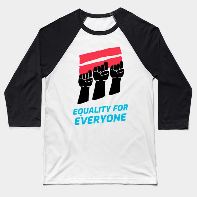 Equality Baseball T-Shirt by Plush Tee